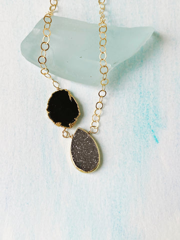 Necklaces with stones
